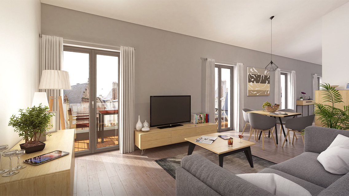 Photo du salon de la résidence